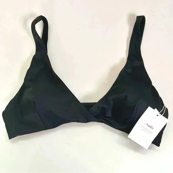 Andie Belmar Bikini Top in Black Size M - Picture 4 of 11